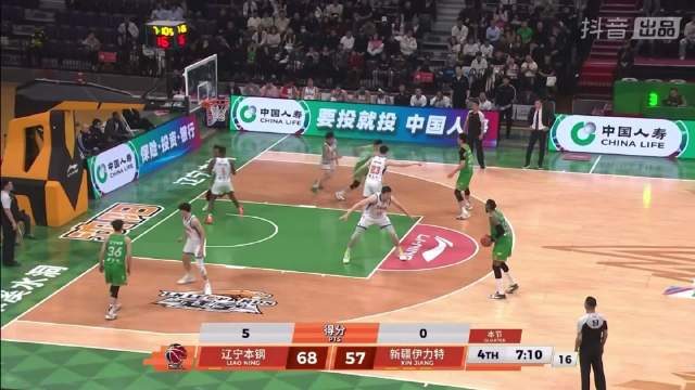 辽宁男篮主场力克新疆男篮 莫兰德盛赞鄢手琪投