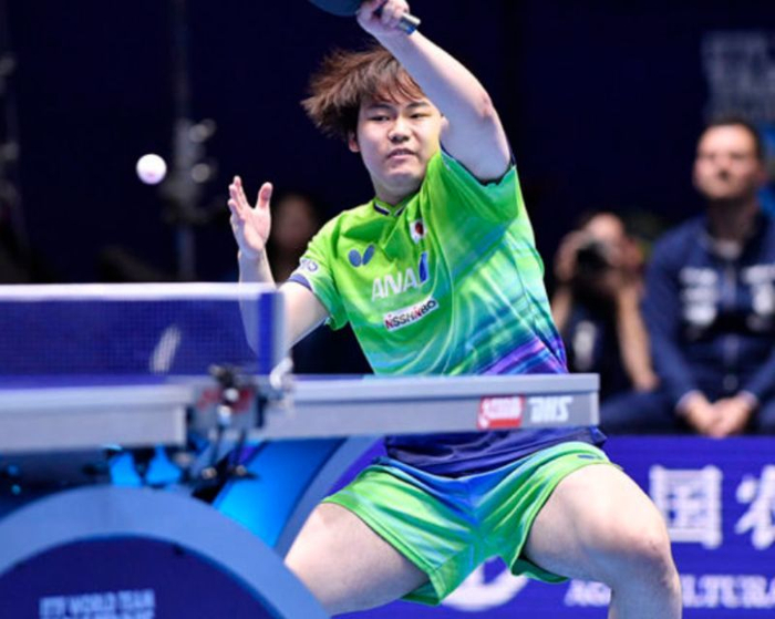 日本男乒1A小组力克法国获第二晋级淘汰赛